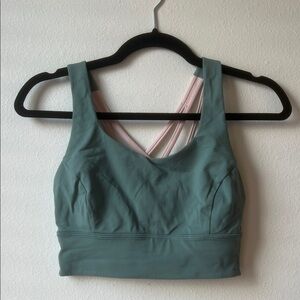 lululemon athletica Teal and Pink Sports Bra